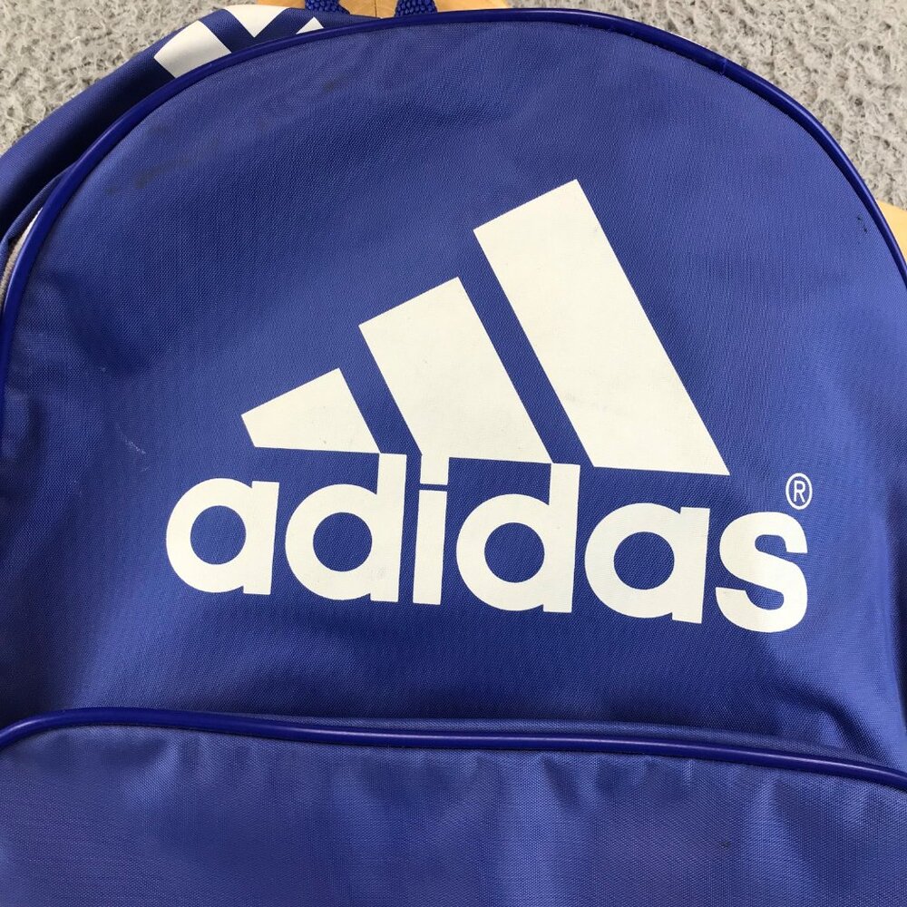 New Adidas Blue Backpack With Logo‎ Design - Picture 6 of 15